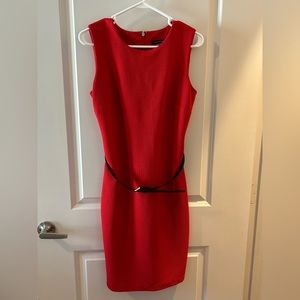 Red Tommy Hilfiger Dress w/ Belt